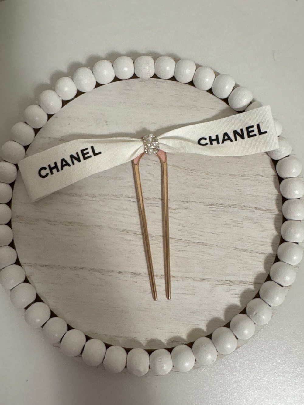 Chanel Ribbon Bow U Pin